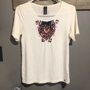 Olsen sequin/ beaded shirt